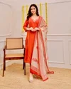 KF 2104 Kalaai Reyon Slub Kurti With Bottom Dupatta

